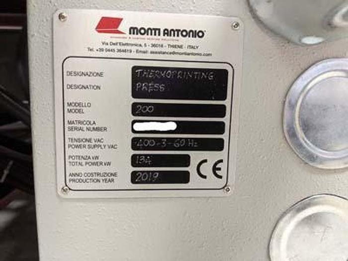 Used 2019 Monti Antonio 200- 3100X1600