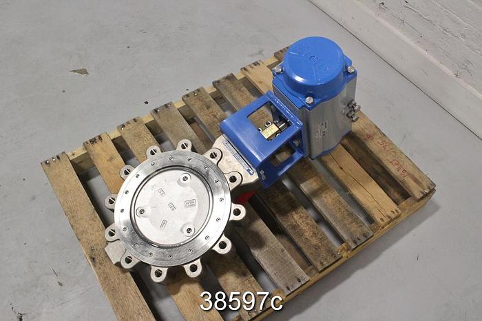 Unused Jamesbury 10" Pneumatic Butterfly Valve #38597
