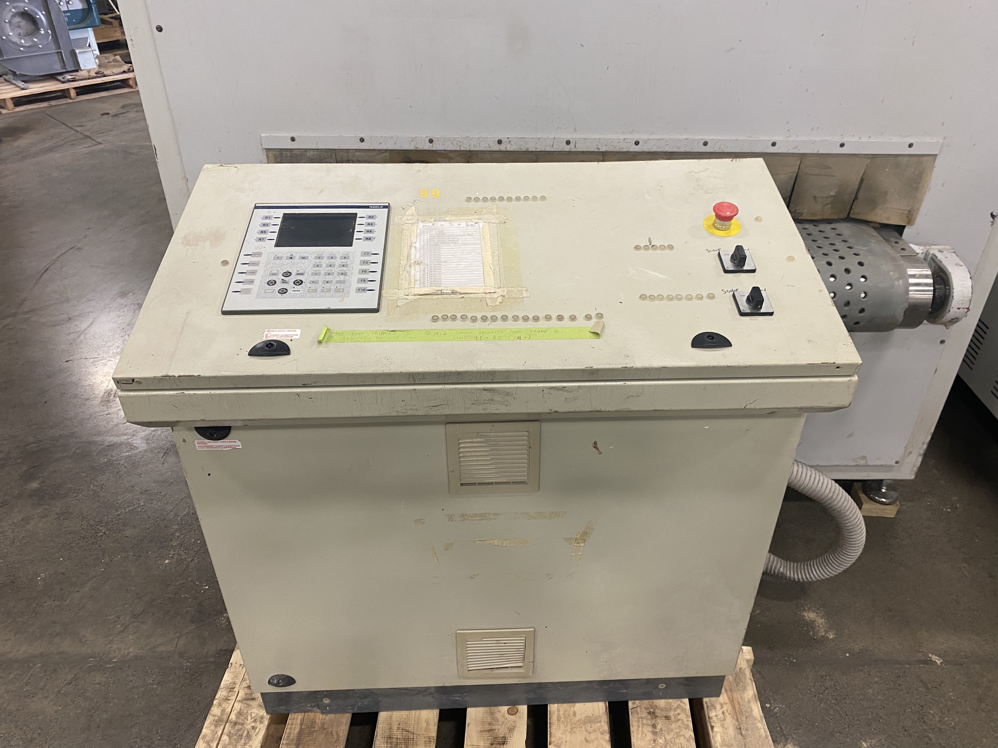 Used 2003 Unisanding Cross Sander 2.4.0 k.v. + 1.2.0.V