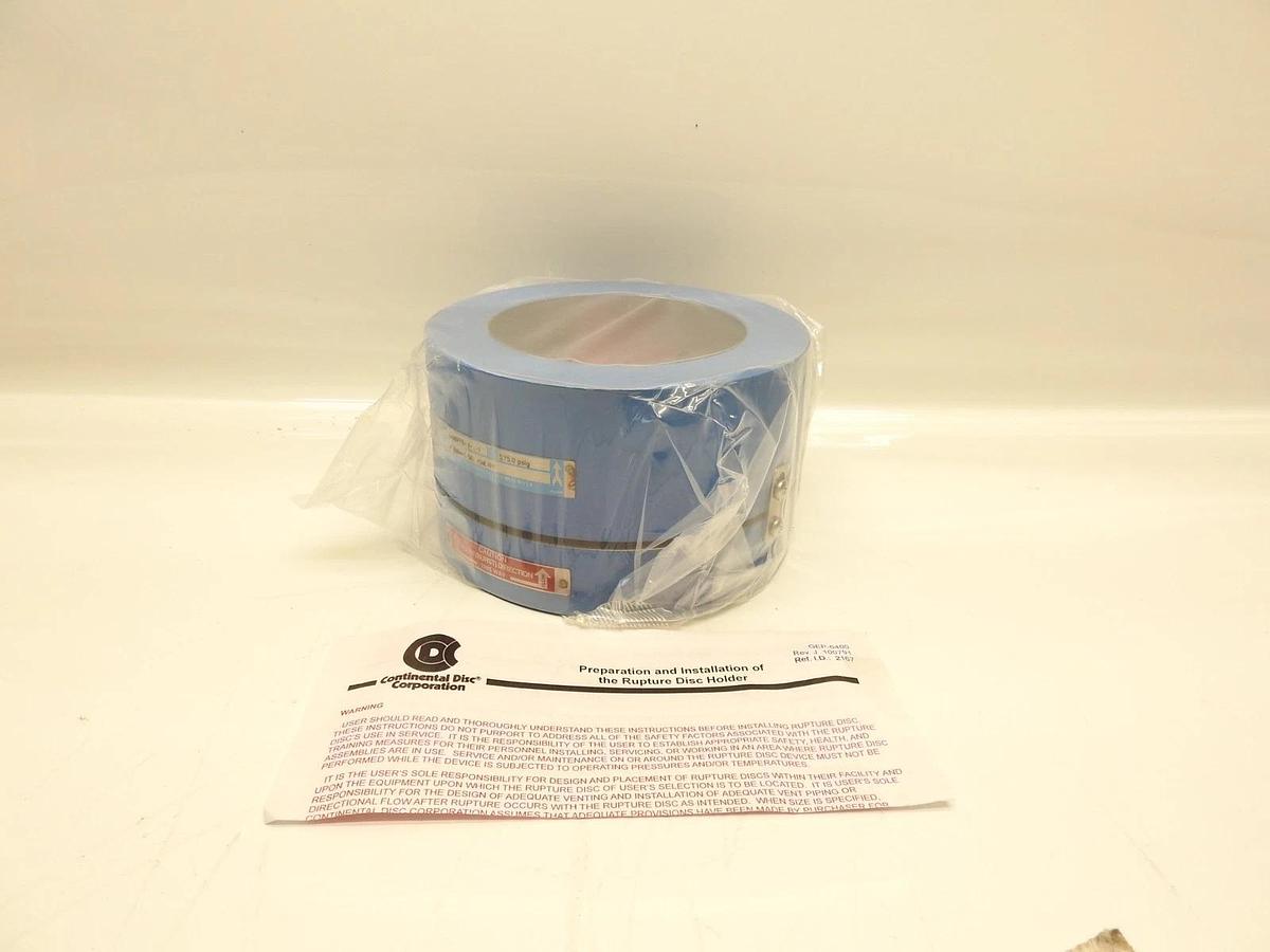 New Continental Disc Corporation Disc Holder 10108276-4-1-1 4" 100mm 250# ASME H