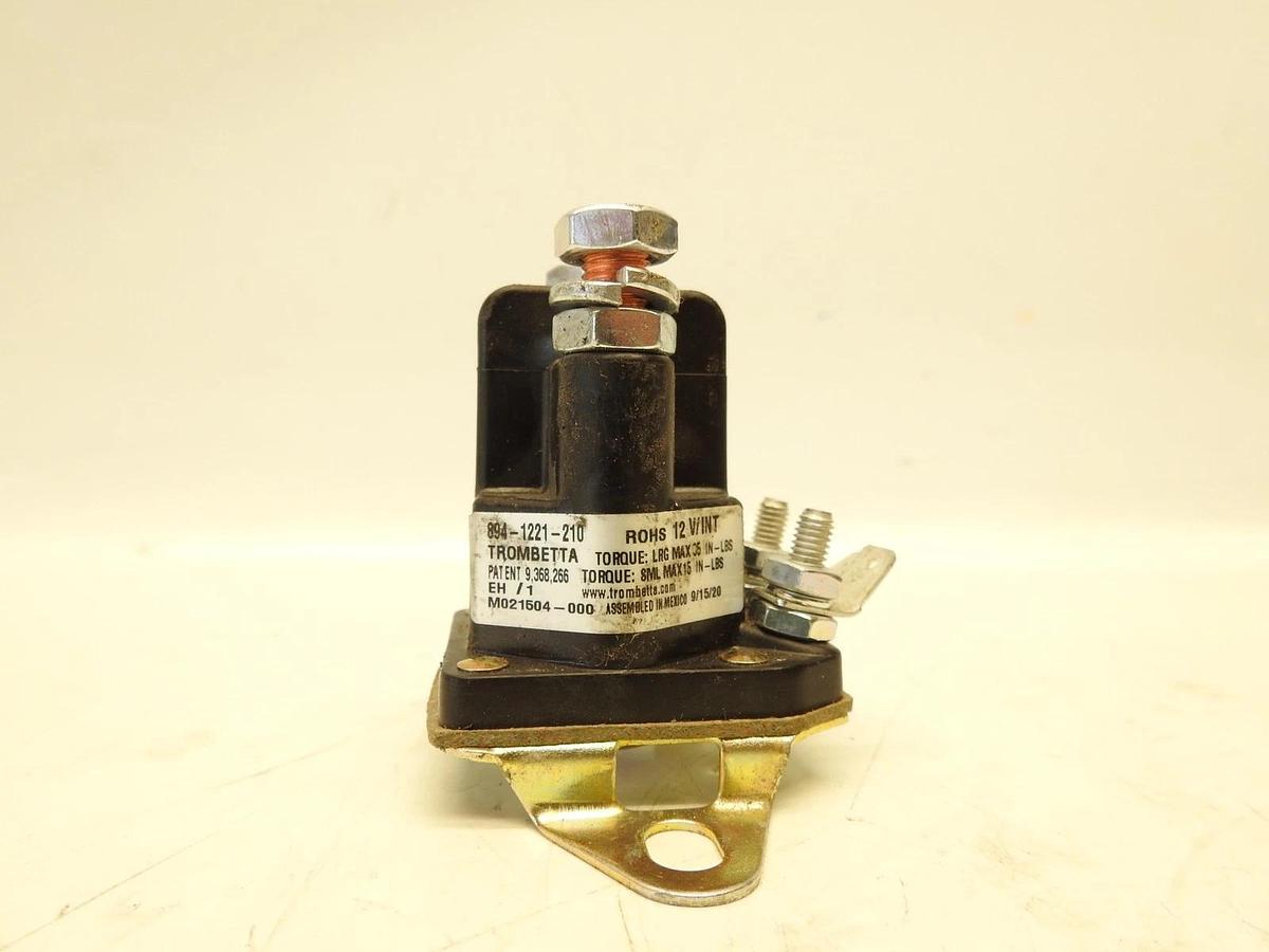 Trombetta Starter Solenoid 892-1251-210-53 Universal Double Terminal 12 Volt OEM