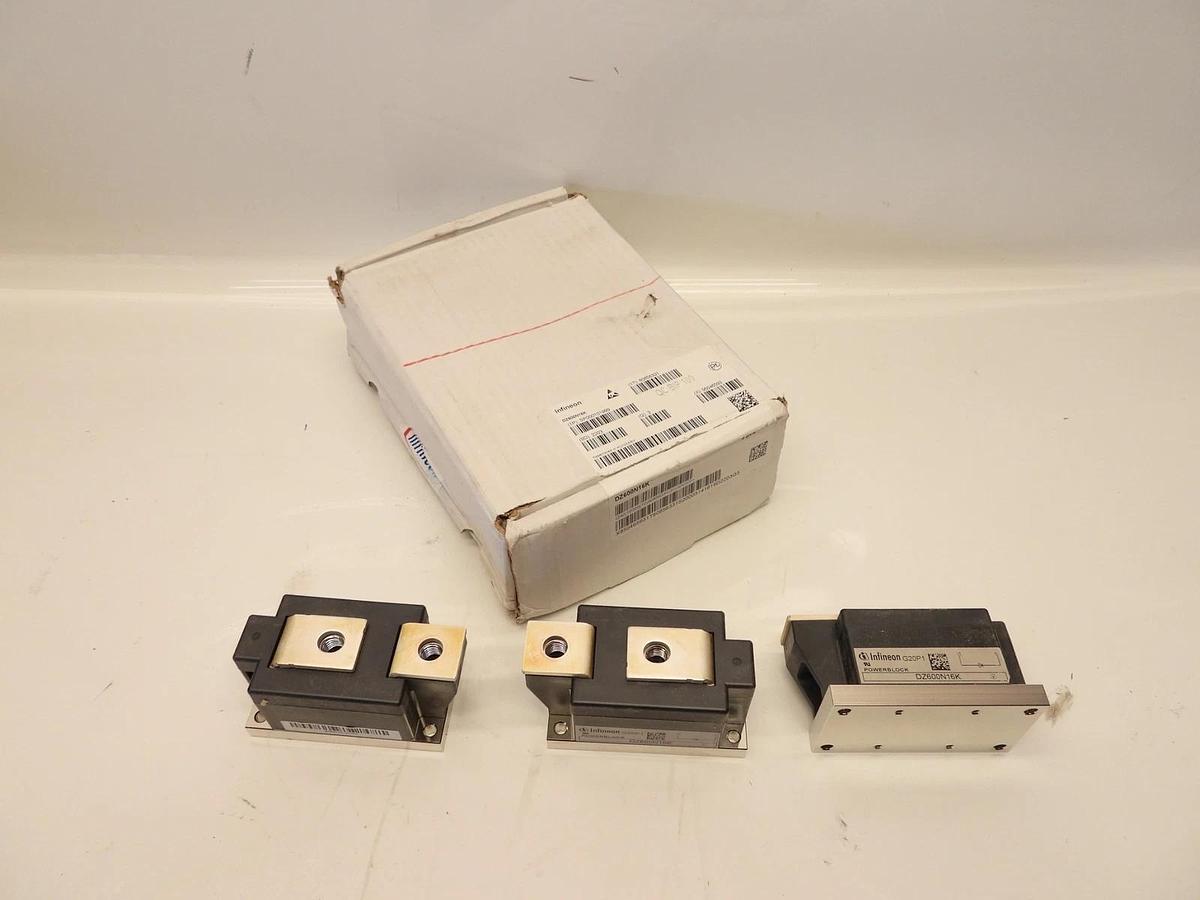 Lot OF 3 Infineon DZ600N16K Single Rectifier Diode Module 50 mm