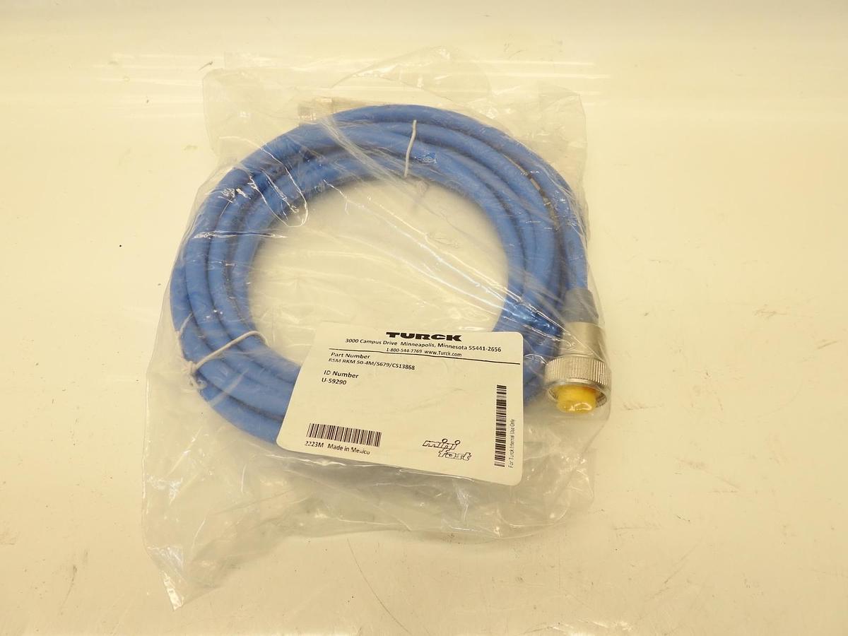 New Turck RSM RKM 50-4M/S679/CS13868 U-59290