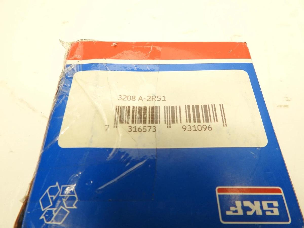 SKF ANGULAR CONTACT DOUBLE ROW BALL BEARING 3208 A-2RS1/C3