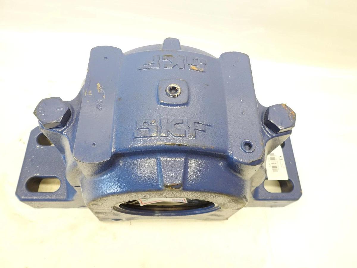 SKF SAF 522 Split Pillow Block Housing W/O Bearing, 7.874in ID, 2-Bolt, Cast Iro