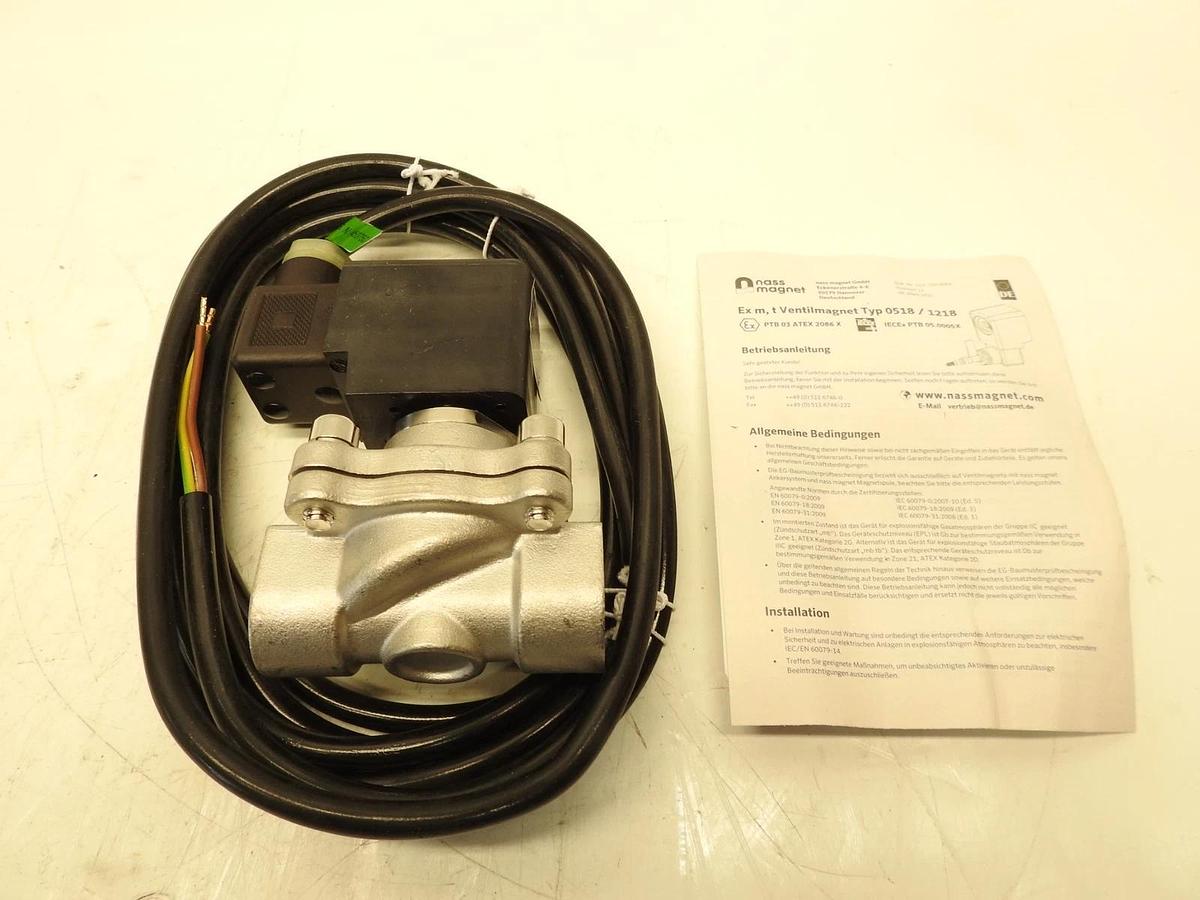 Nass Magnet Solenoid Valve Model 0518/1218