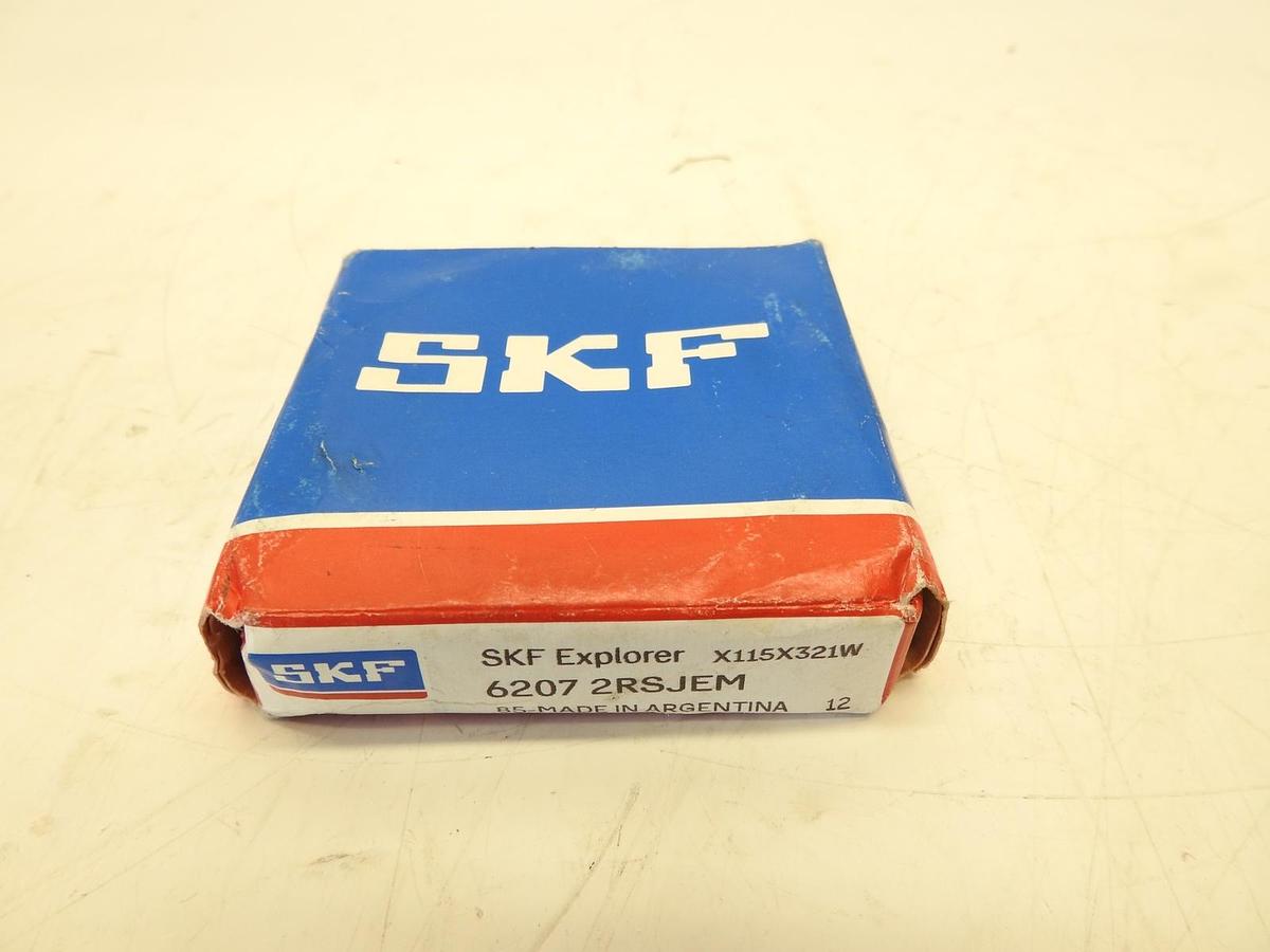 GENUINE SKF DEEP GROOVE BALL BEARING 6207-2RSJEM
