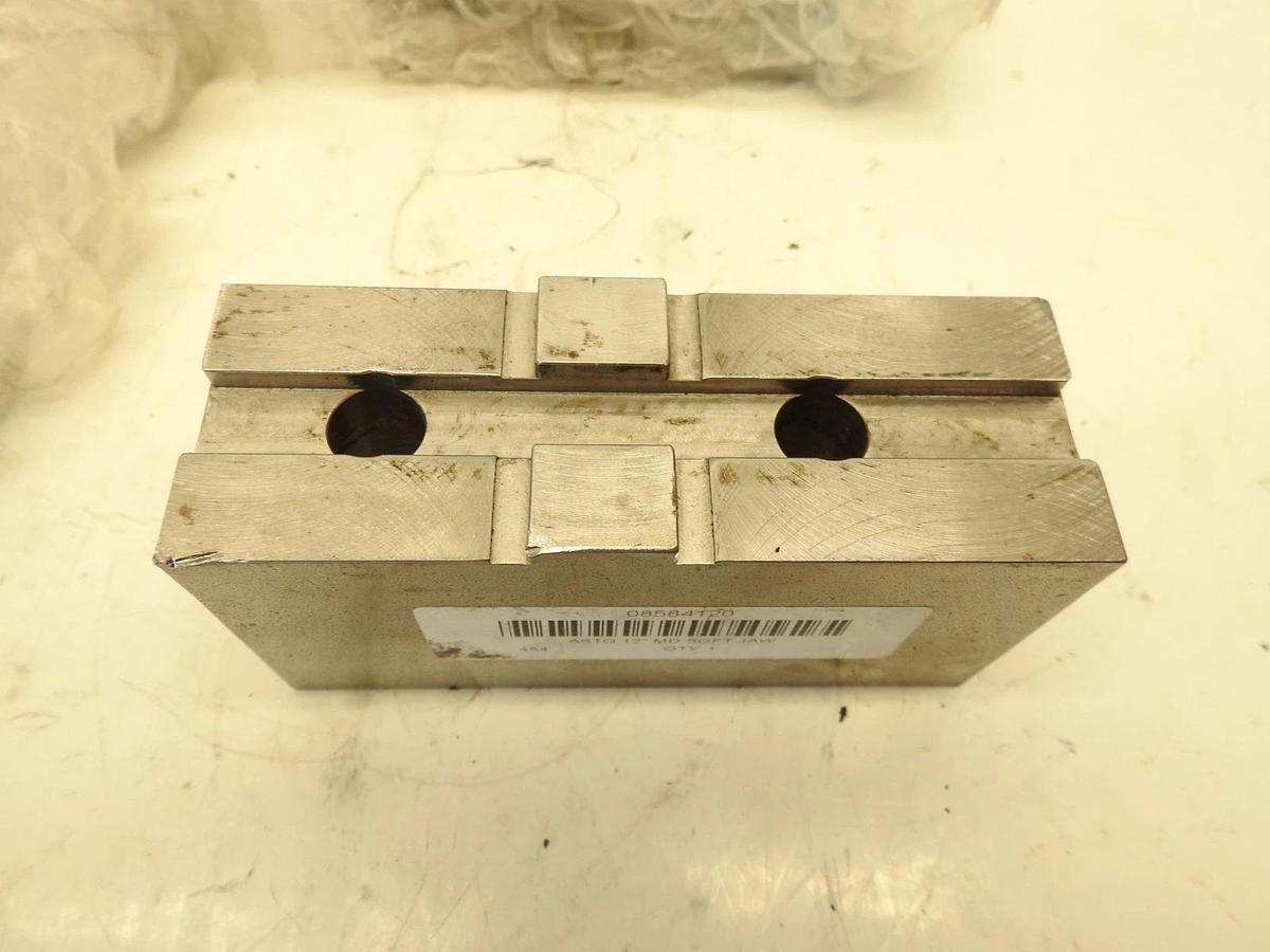 Lot Of 4 H&R Manufacturing Square Soft Lathe Chuck Jaw 08584120 ASTG 12" MD 454