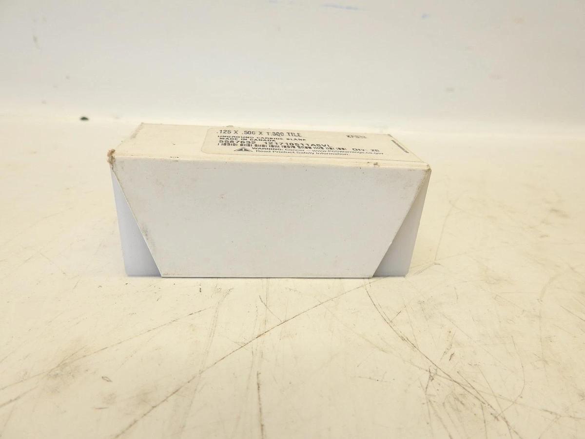 ( QTY 20 ) Kennametal Unground Carbide Blank 5587632 KFS33 .125 x.500 x1.00 Tile