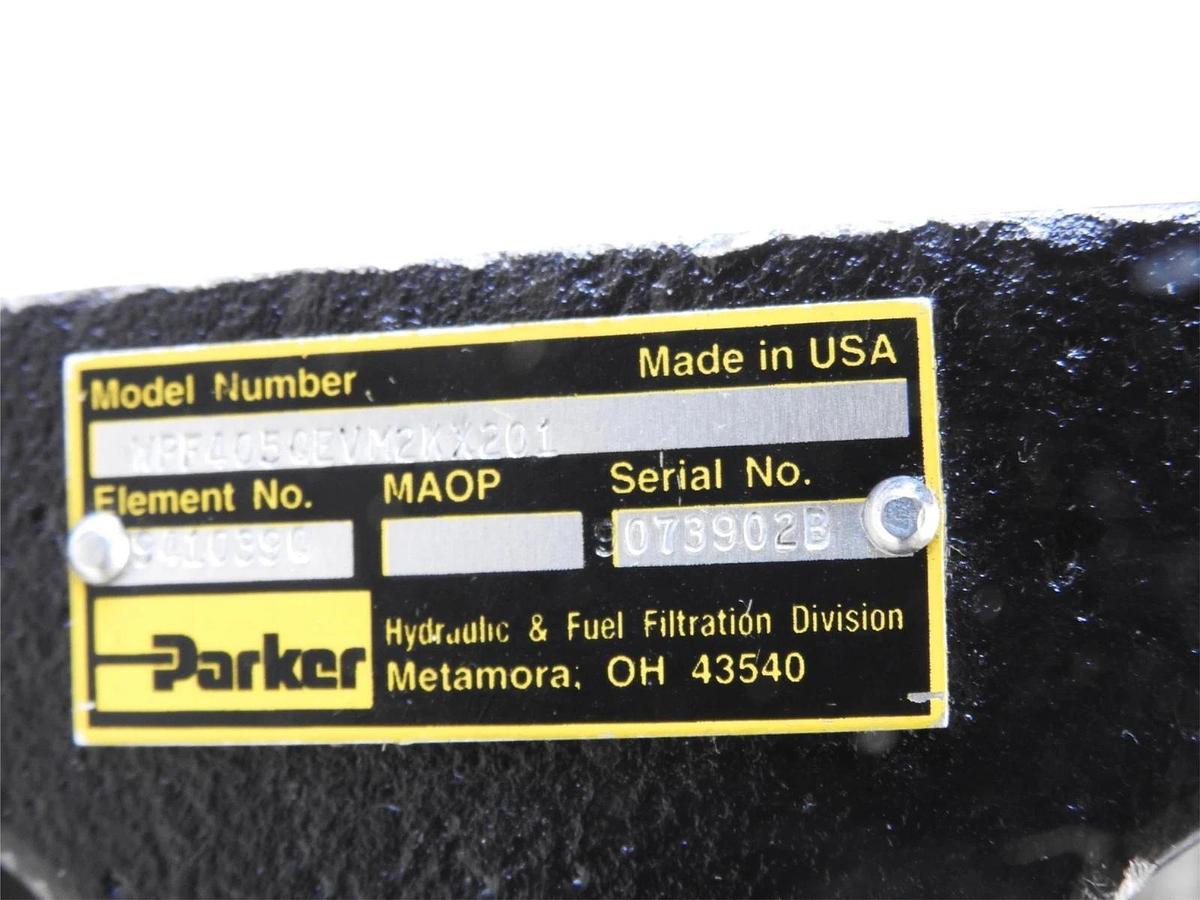 New Oem Parker WPF405QEVM2KX201 Hydraulics 5um High Pressure Filter Assembly
