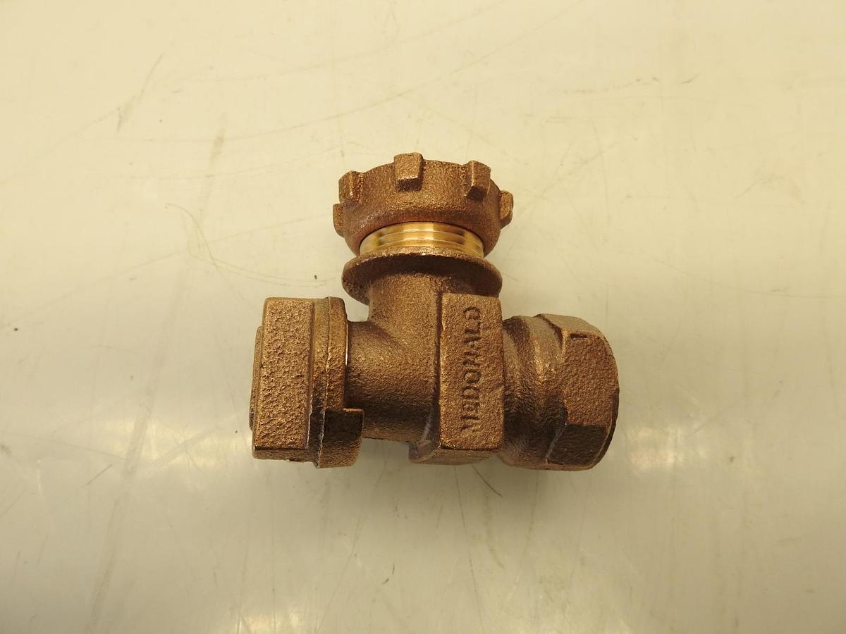 New Mcdonald Angle Curb Valve 3/4" FNPT x 5/8" Stop&Waste Full Port
