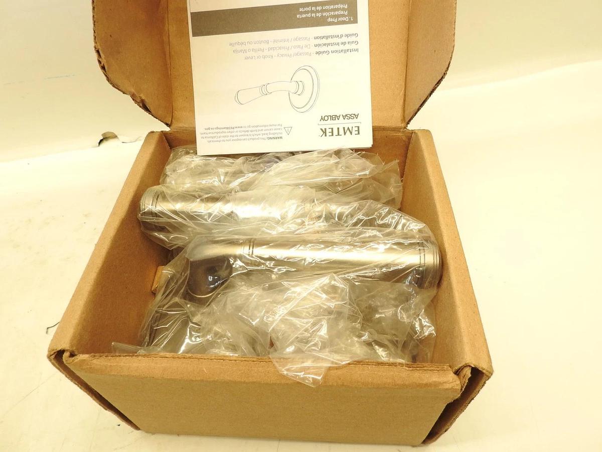 Emtek 8121MERHUS15A Passage, Rectangular Rosette, Merrimack Lever, Rh, Us15a