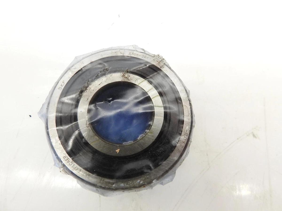SKF Double Rubber Sealed Steel Ball Bearing 25mm x 62mm x 17mm 6305-2RS1/C3GJN