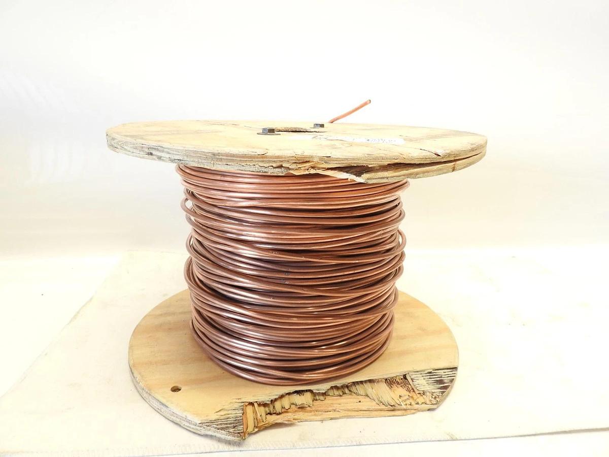 Nehring 500FT Bare Copper Wire Number 6 Solid 40LBS