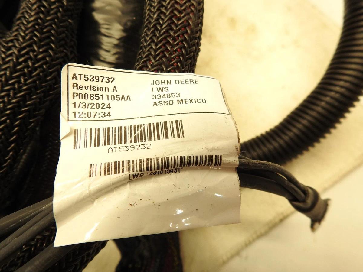 New OEM John Deere Main Operator Wiring Harness AT539732