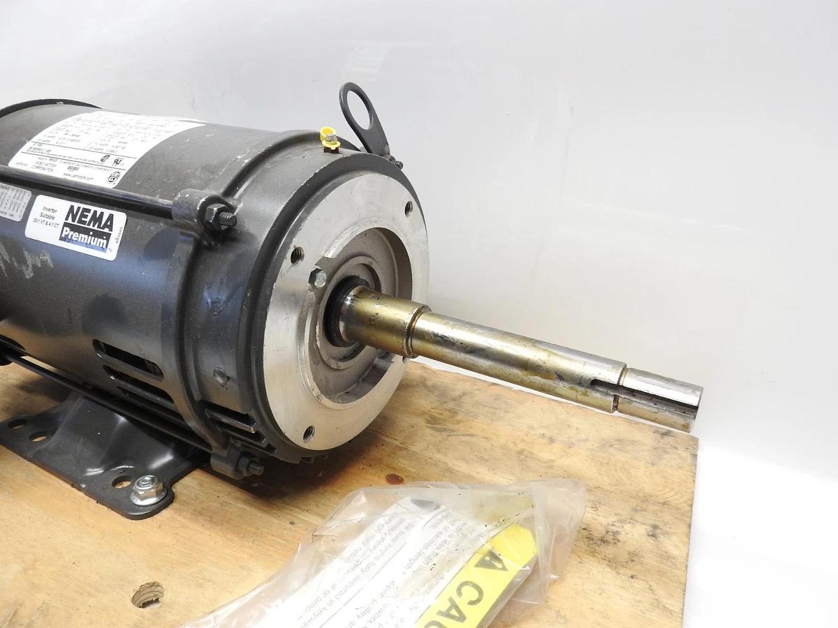 New Genuine Nidec US Motors DJ5P2DP FM43 5HP 1755 RPM General Purpose Motor