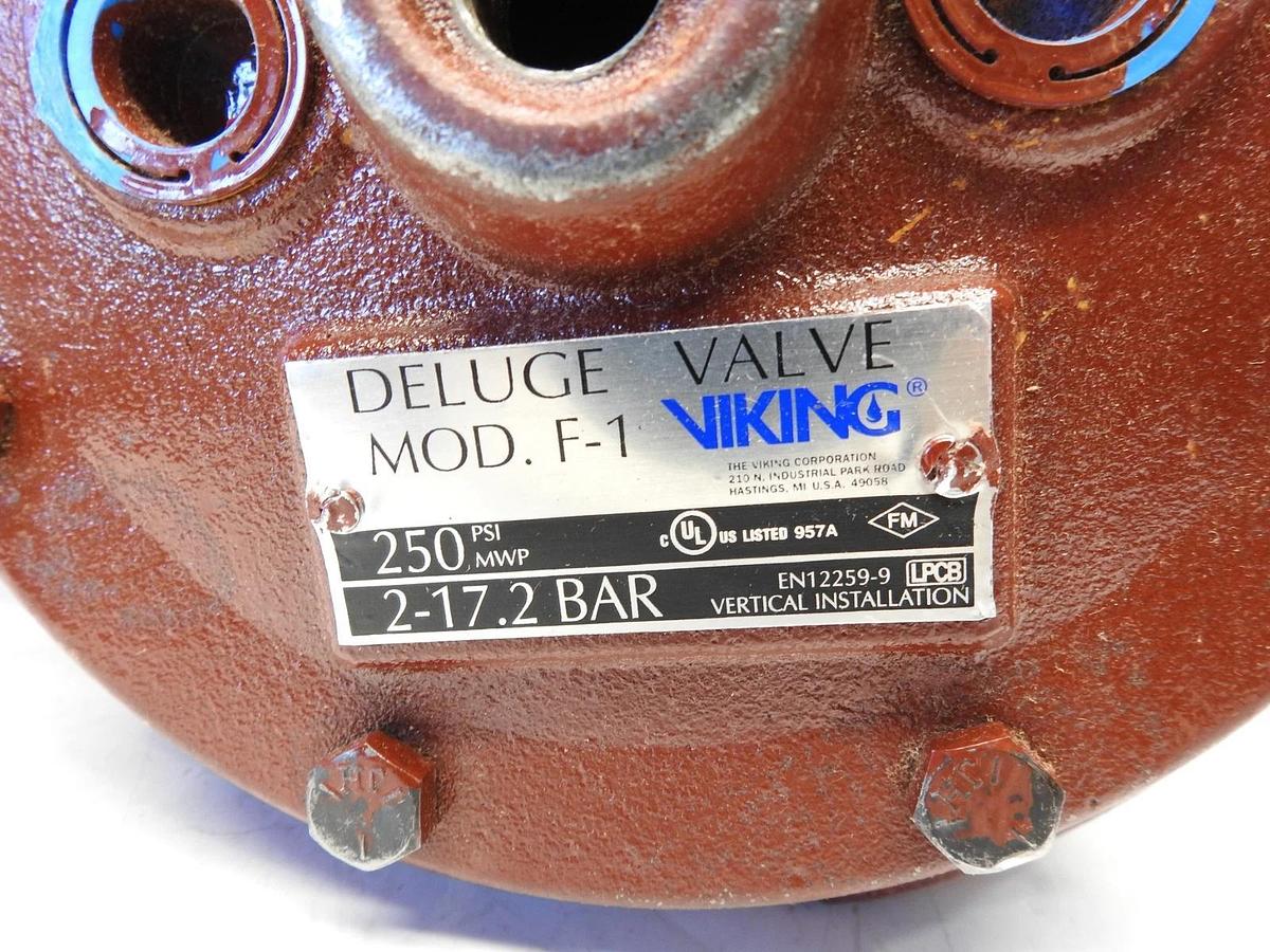 NEW OEM VIKING 12057 MOD. F-1 DELUGE PUMP, 2"GRV x 2"GRV, 250PSI