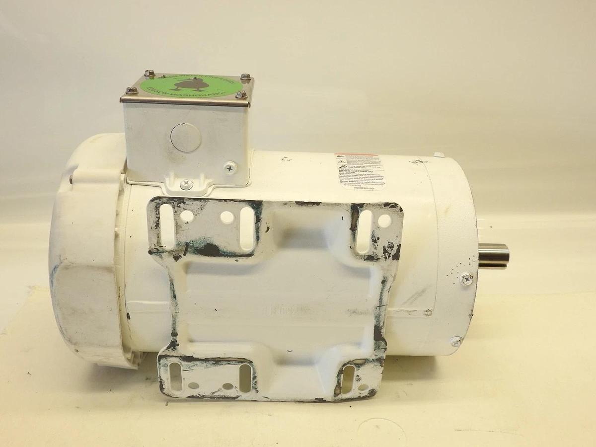 LEESON 121868.00 WASHDOWN MOTOR, 2 HP, 230/460V AC, 3-PHASE, 48ZG07, NEW!!