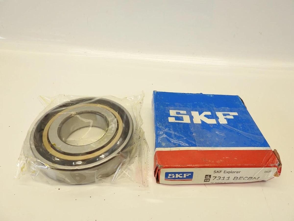 Genuine SKF 7311 BECBM Angular Contact Ball Bearing 55x120x29mm