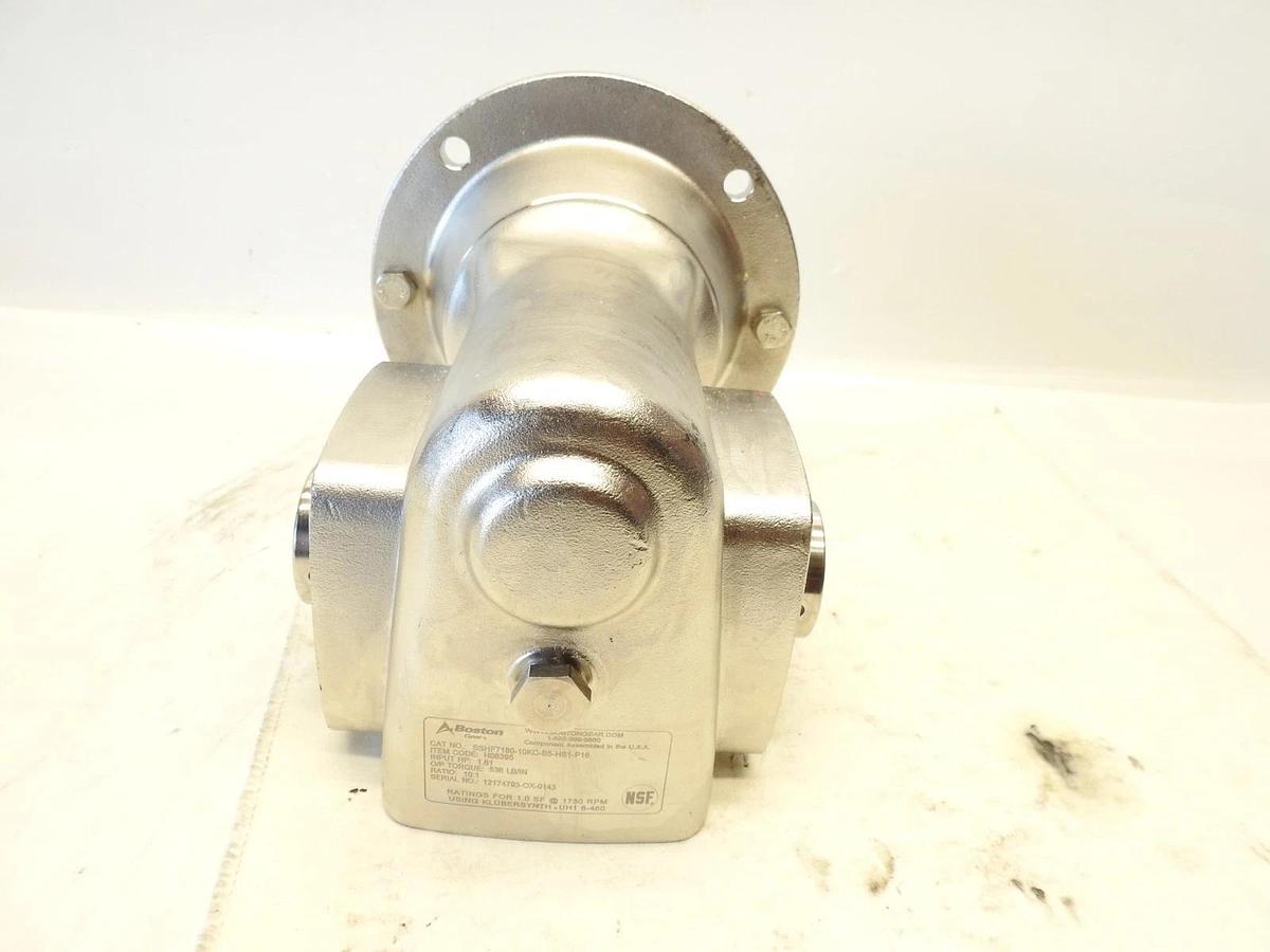 Boston Gear SSHF7180-10KC-B5-HS1-P16 700 Series 10:1 Ratio H Assembly Single Red