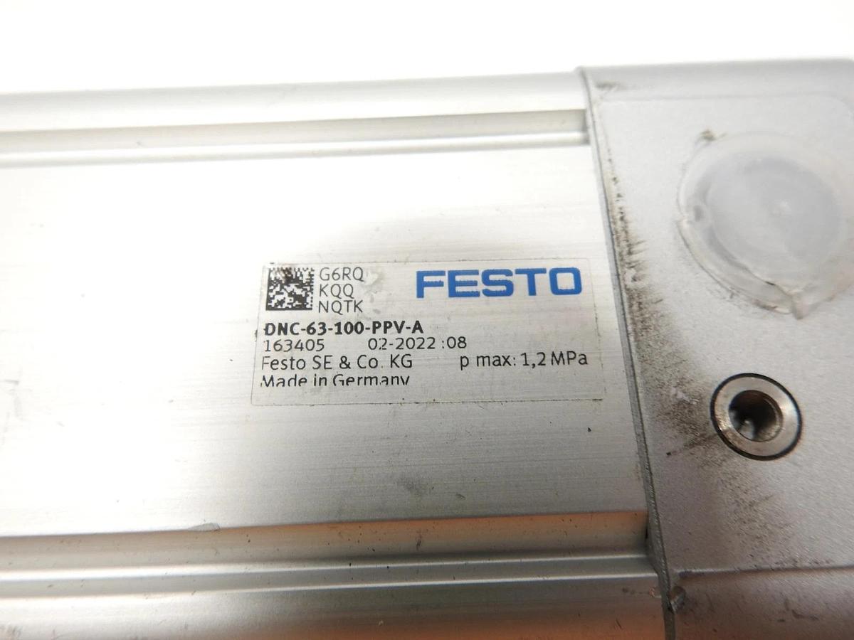 New Festo DNC-63-100-PPV-A Pneumatic ISO Cylinder