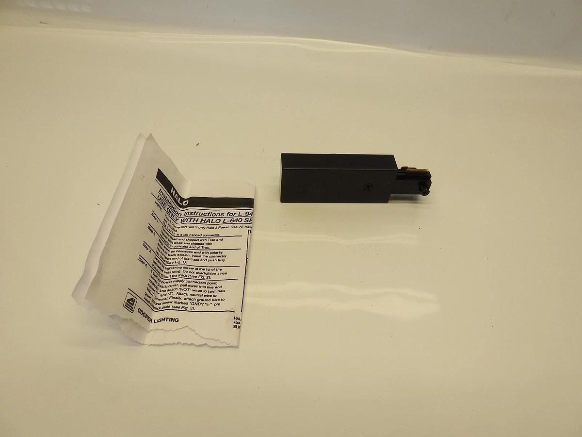 Cooper Lighting L941LMB  L-941 Halo-2 Live End Connector
