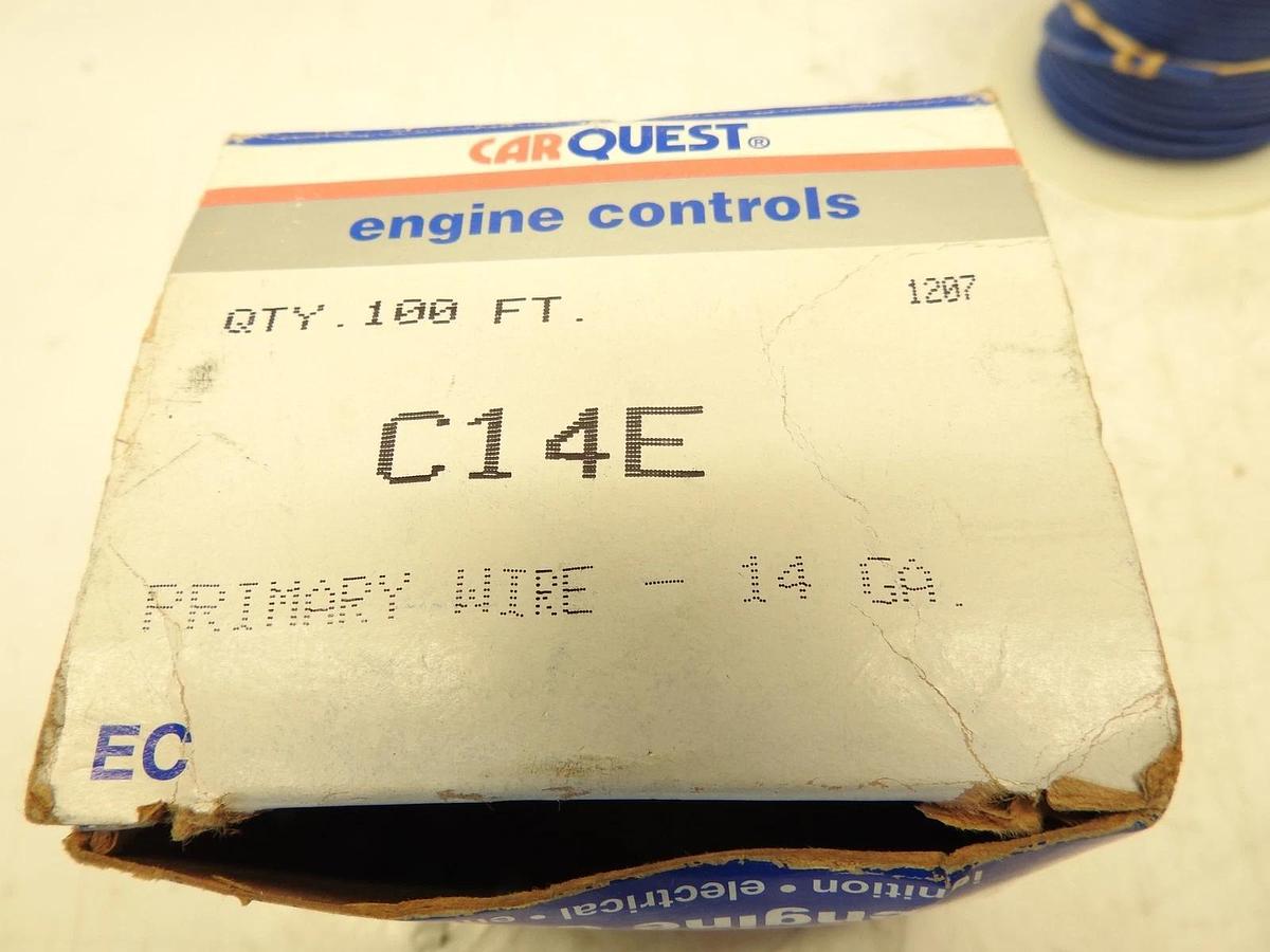 Carquest C14E, 14ga. Blue Primary Wire, 100'