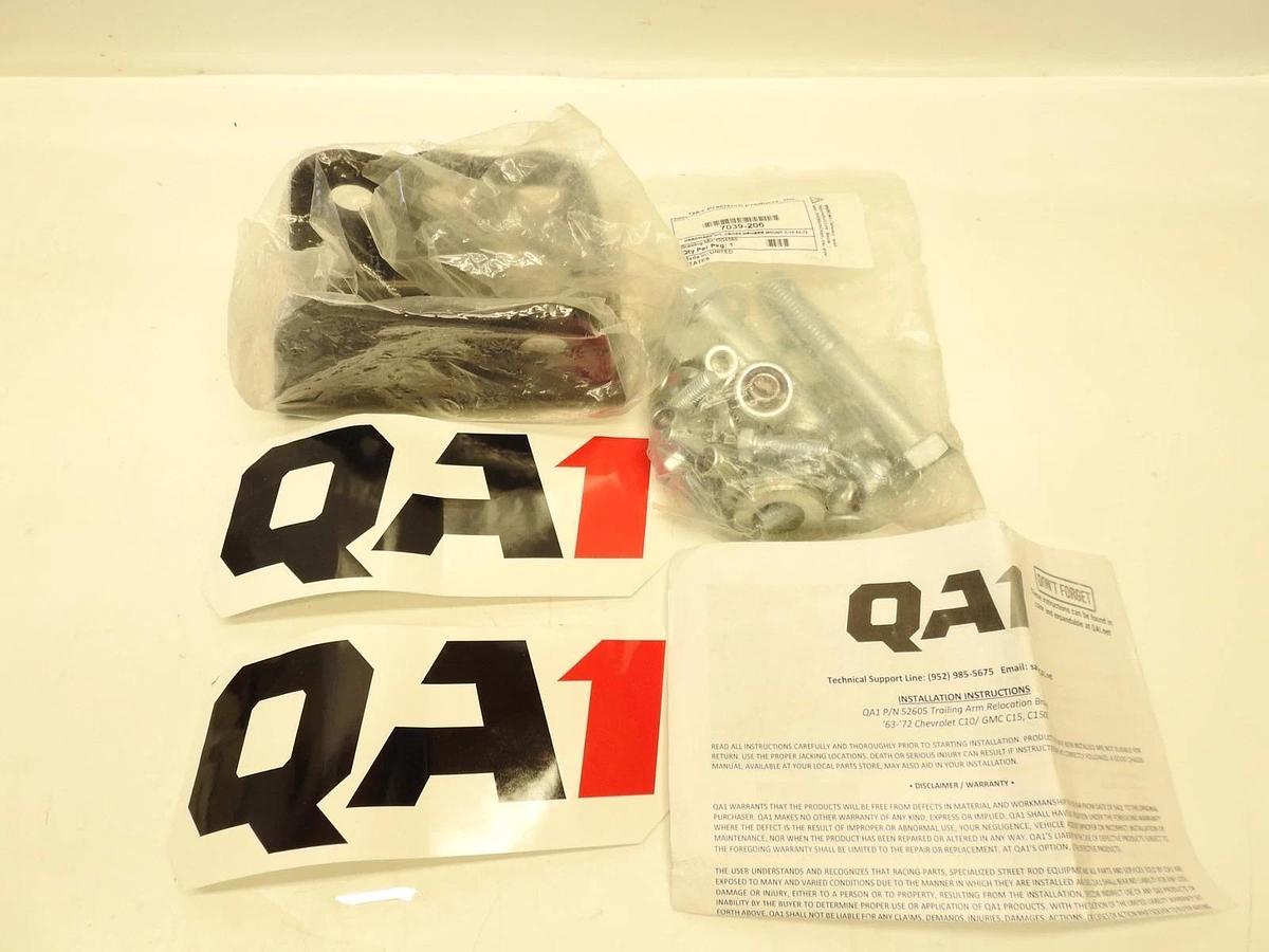 New QA1 Trailing Arm Relocation Brackets 52605 Fits 1963-1972 Chevrolet C10 Pick