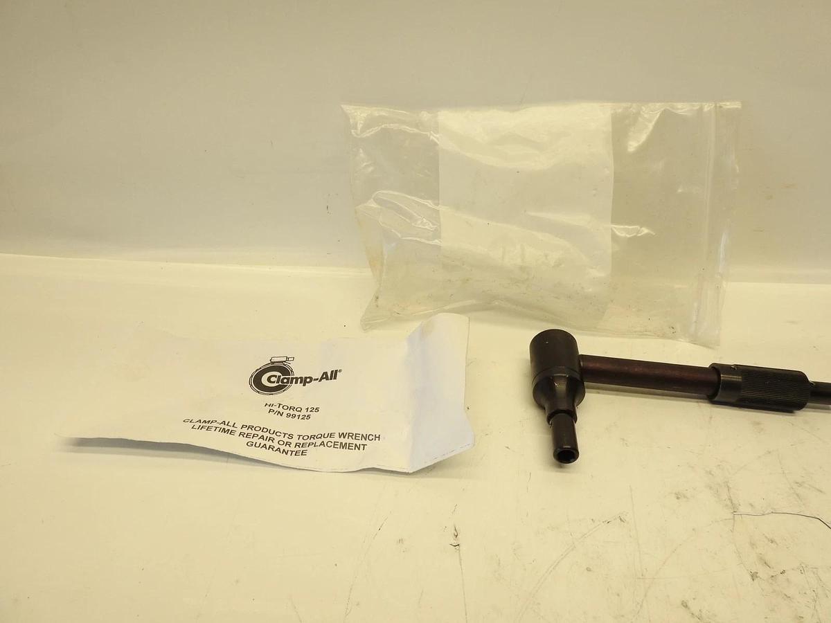 NEW GENUINE CLAMPALL 99125 HI-TORQ 125 NO-HUB TORQUE WRENCH