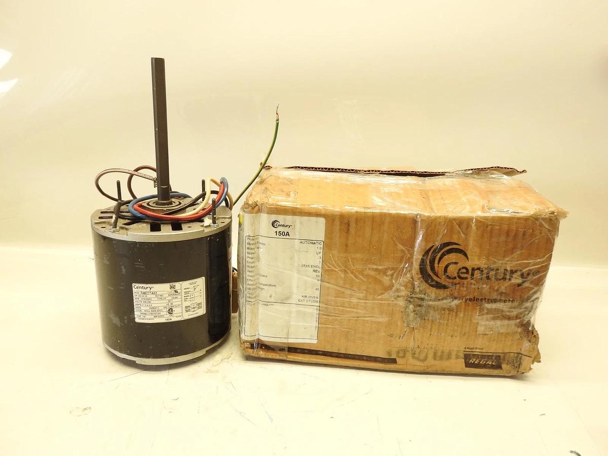 Century 150A 5.6" Diameter HVAC Direct Drive Fan Motor - 150A