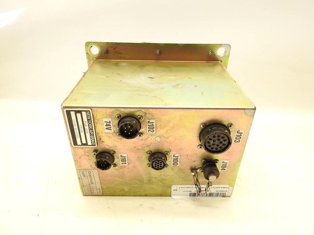 AS IS New York Air Brake PSJB ASSY 779082 02500144  Power Supply Junction Box
