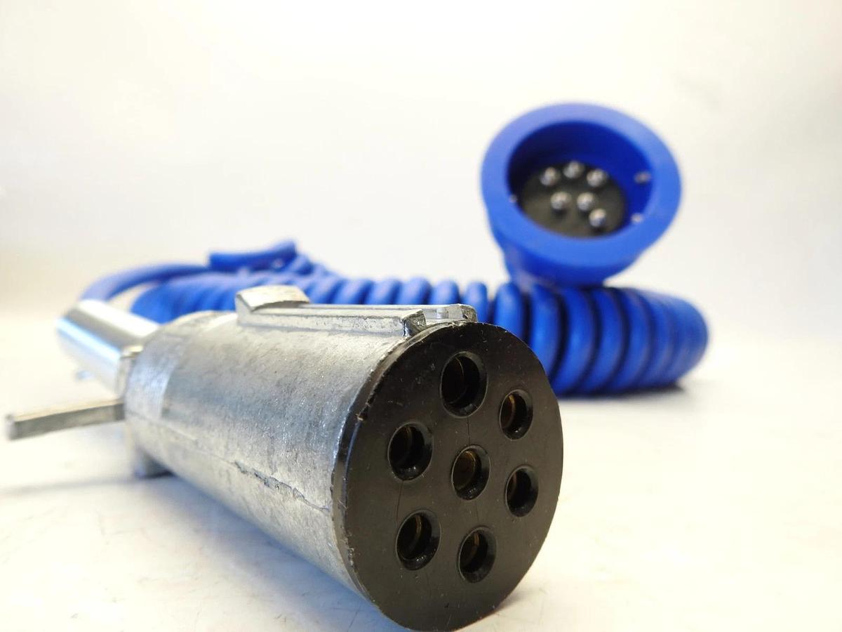 Scully Pull-Away Cord & Plug For Blue Optic System 6 Contact Pins 30FT