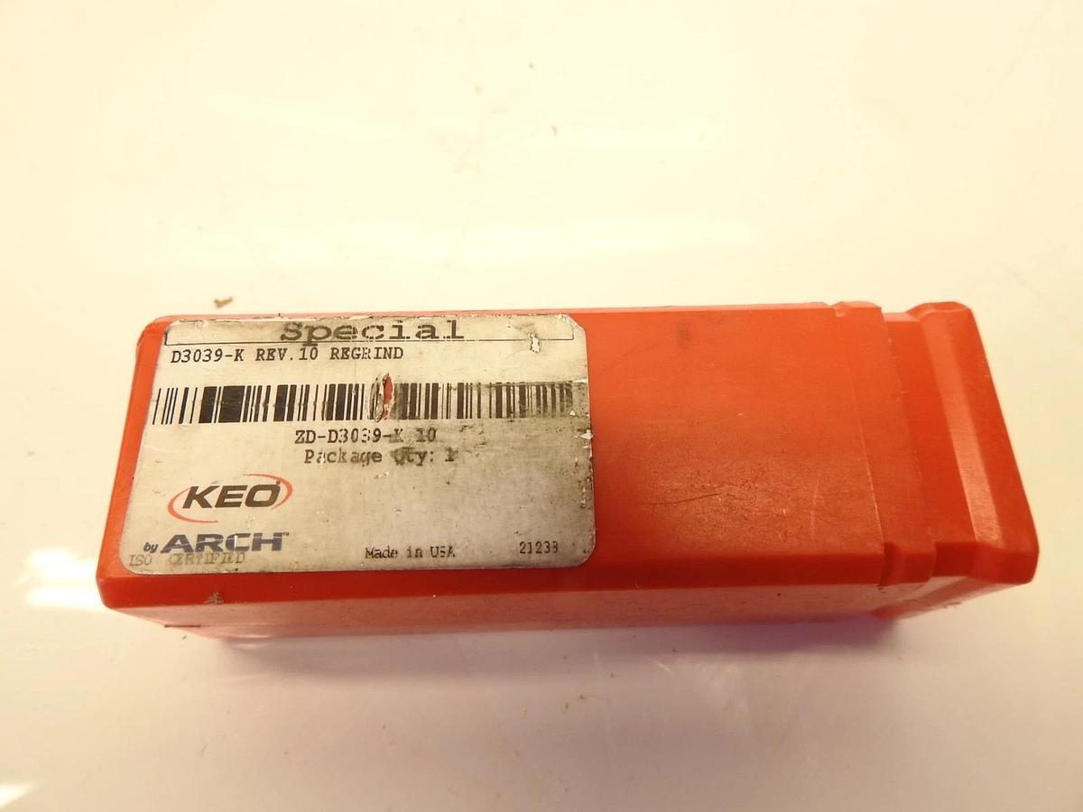 Lot Of 20 Special D3039-K Rev .10 Regrind Carbide Tip Boring Tool KEO by Arch