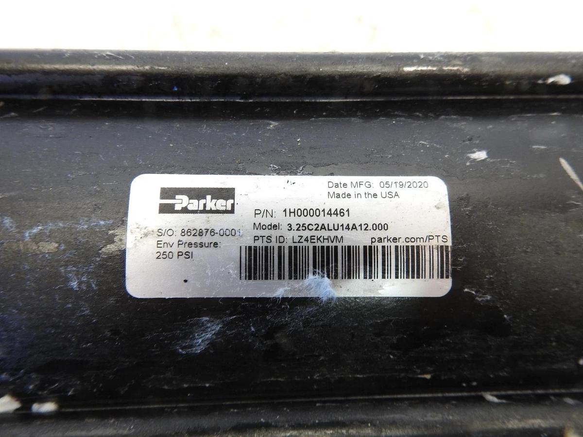New Oem Parker 3.25C2ALU14A12.000 Pneumatic Cylinder 1H000014461