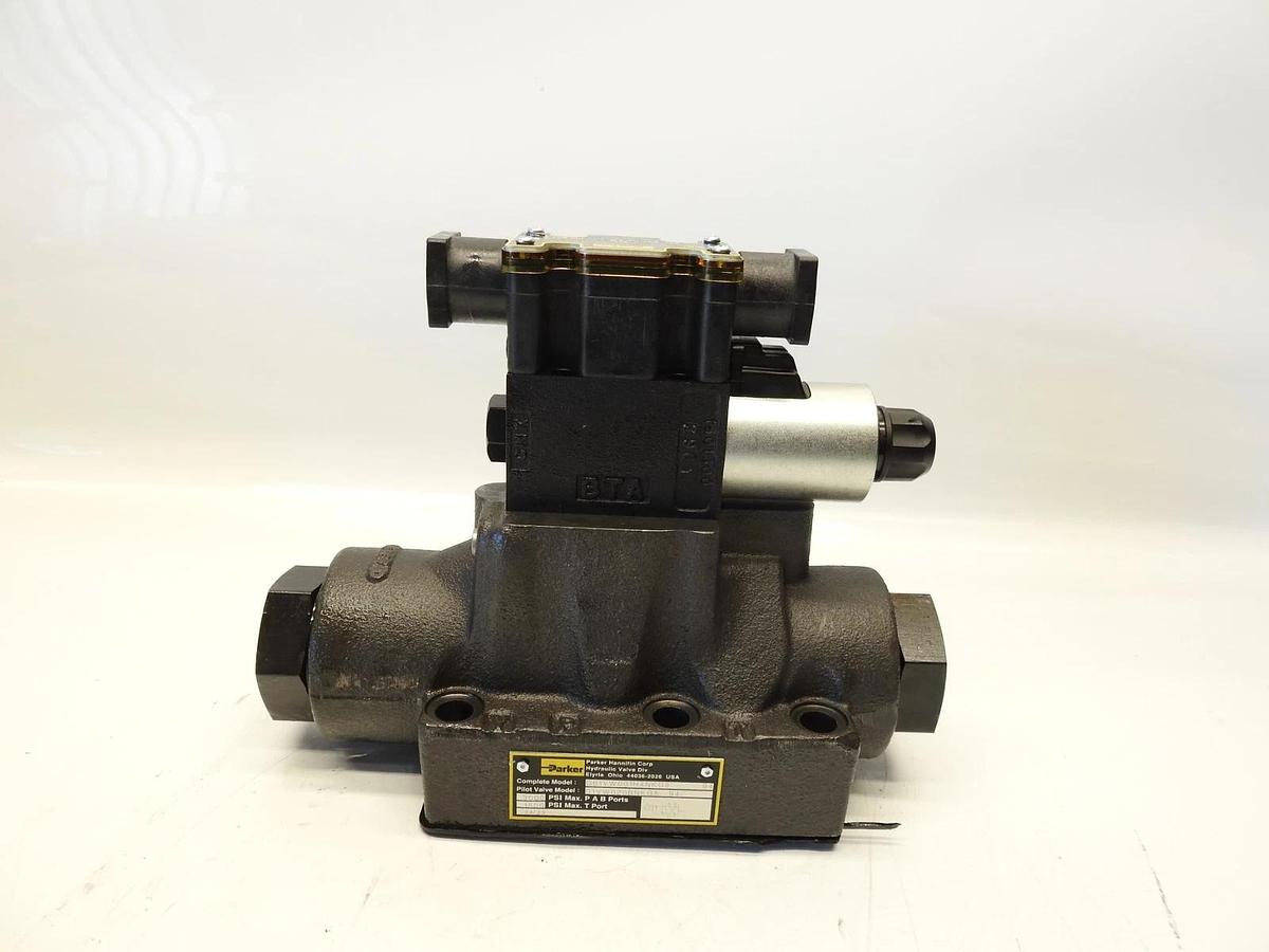 New Oem Parker D61VW001H4NKG5 Pilot Operated Directional Control Valve - D61VW S