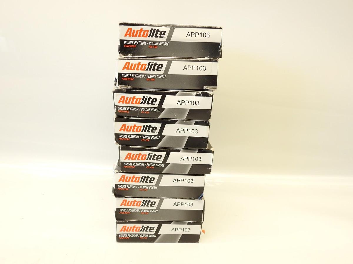 Lot Of 32 Autolite APP103 Double Platinum Automotive Replacement Spark Plugs