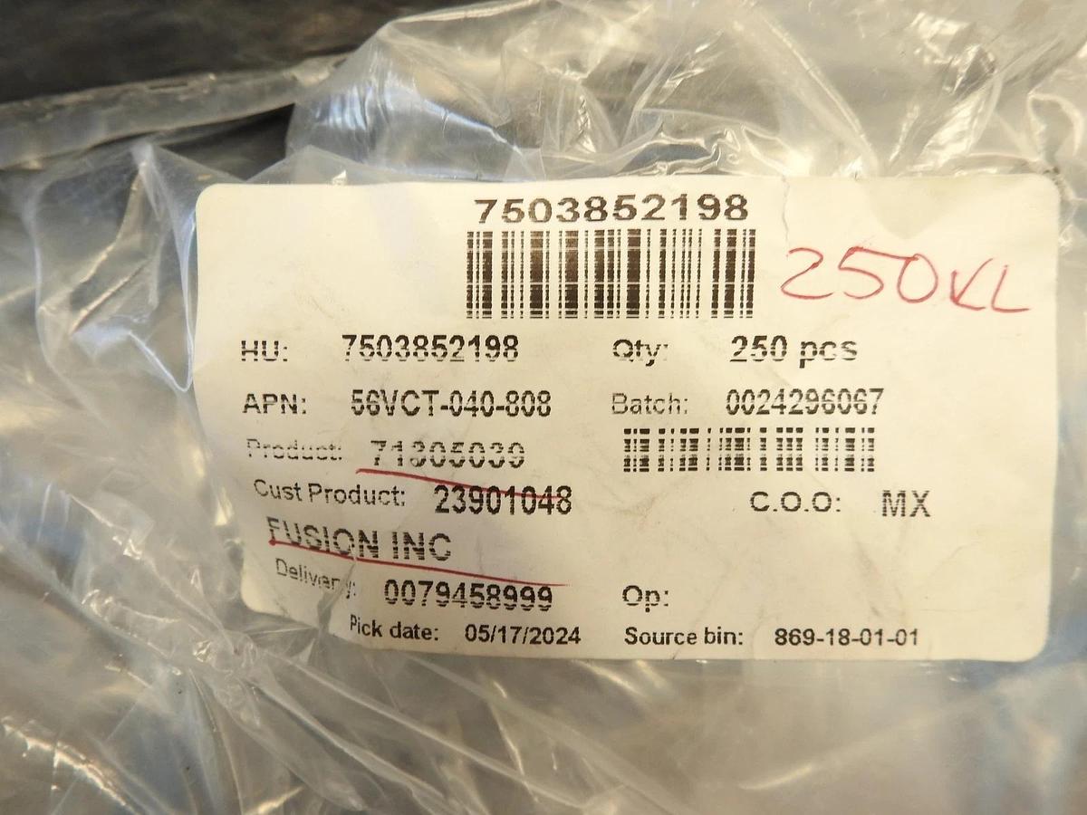Genuine 56VCT-040-808 1.942 x 2.5 x 0.275 PTFE Nylon Rubber Capped Piston T-seal