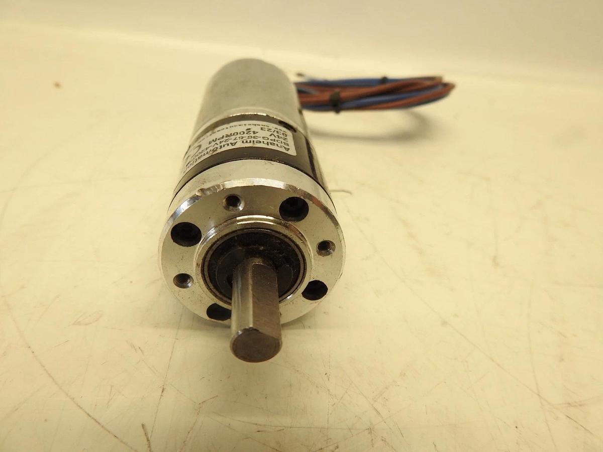 ANAHEIM BALL BEARING PLANETARY GEARBOX REDUCTION MOTOR BDPG-36-57-24V-4200-R14