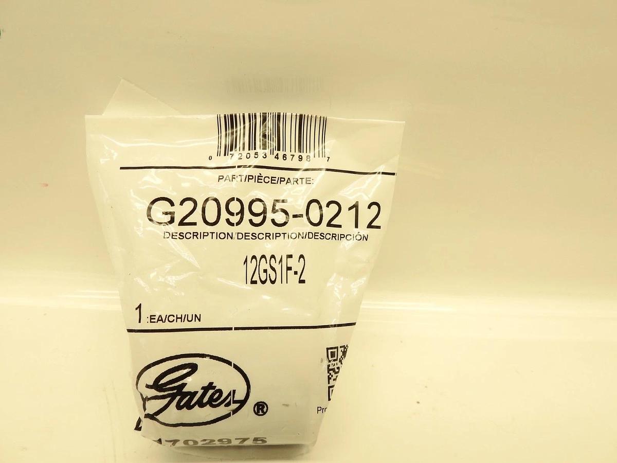 Gates 12GS1F-2 - G20995-0212 Hydraulic Hose Fitting