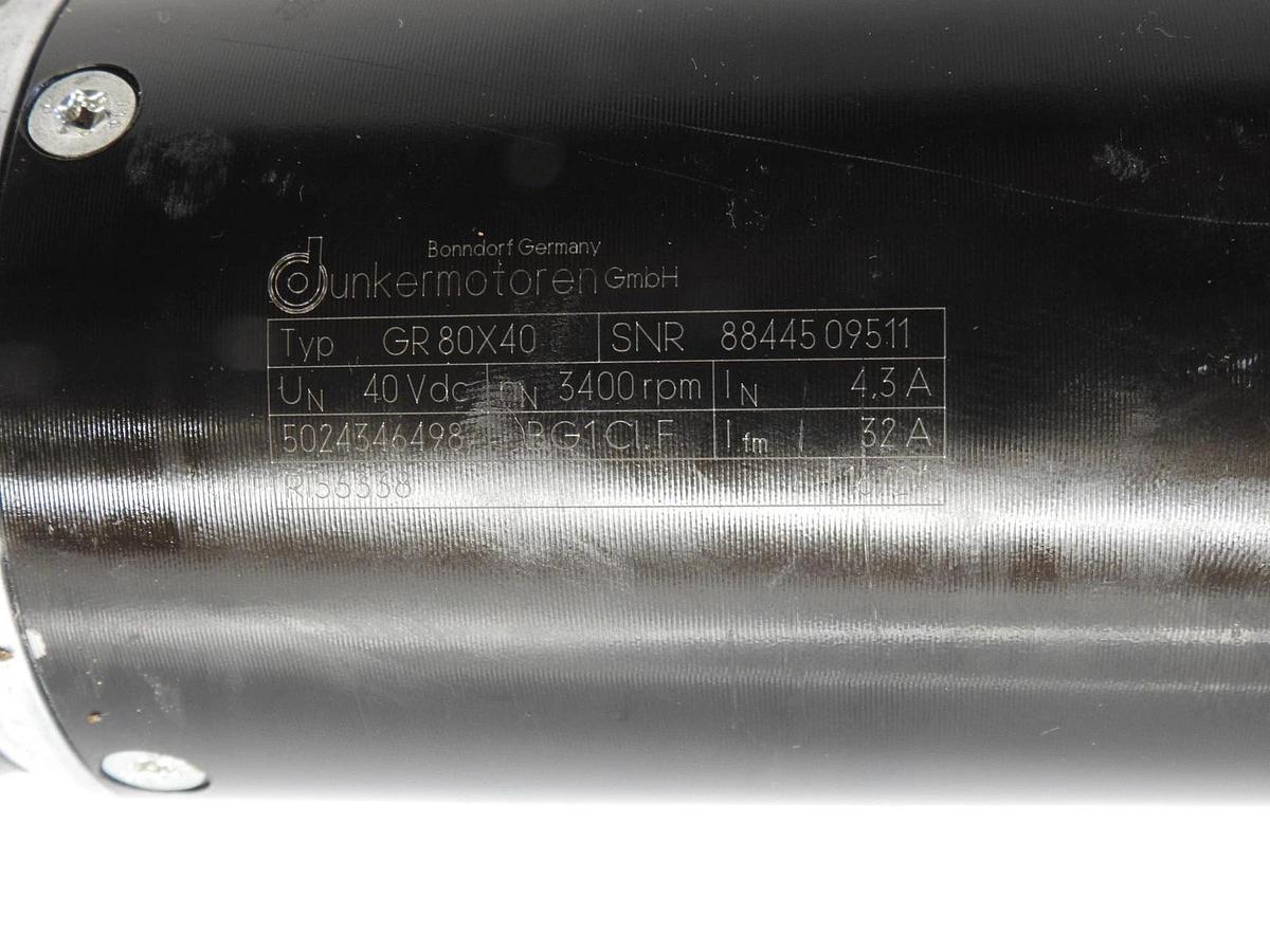 New 56338 Dunkermotoren GR80X40 Double Sided Electric Motor