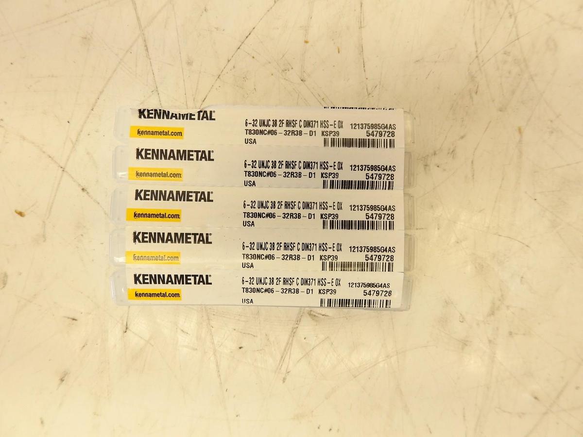 Lot Of 5 KENNAMETAL 5479728 T830 • Form C Semi-Bottoming Chamfer • UNJC/UNJF