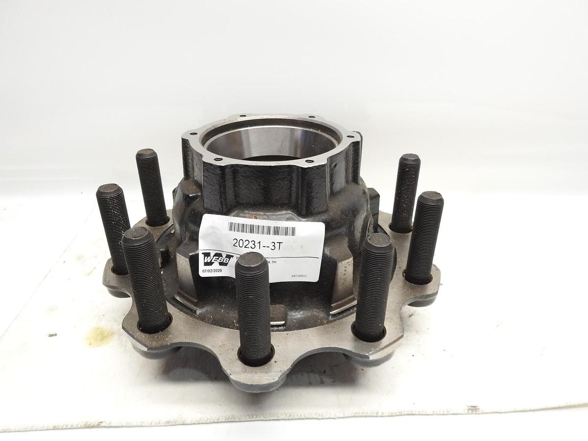 New OEM Webb 10-Stud Mount Hub Assembly 20231--3T 11.25 Bolt Circle
