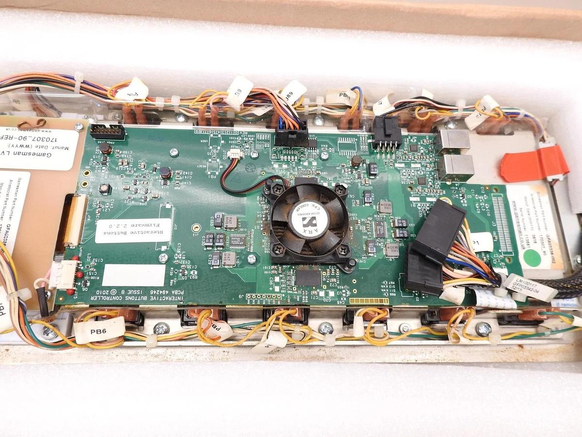 Used Used Gamesman GFA0336-002  Aristocrat Helix Button Panel 170307-90