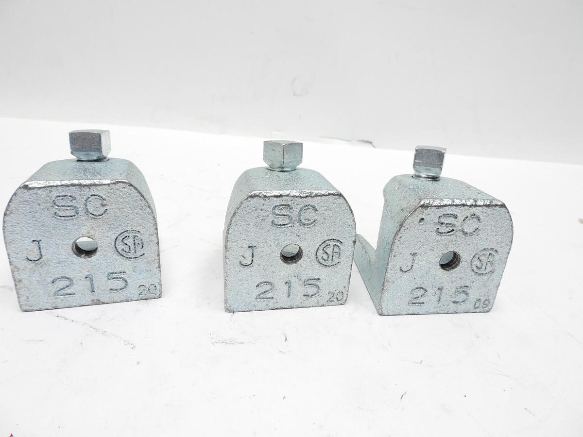 Lot Of 3 New Thomas & Betts SC 215 J Beam Clamp 3/8-Inch