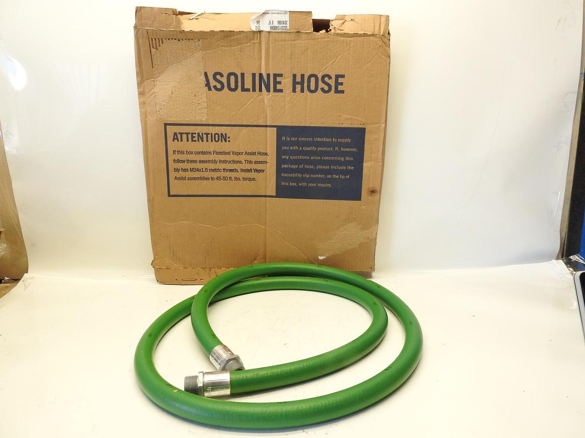 20161084 Continental 3/4" x 8'6" Flexsteel Futura Green Hardwall Hose Coupled Ma