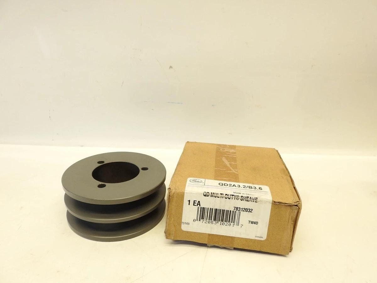 Gates QD2A3.2/B3.6 Multi-Duty Sheaves - QD