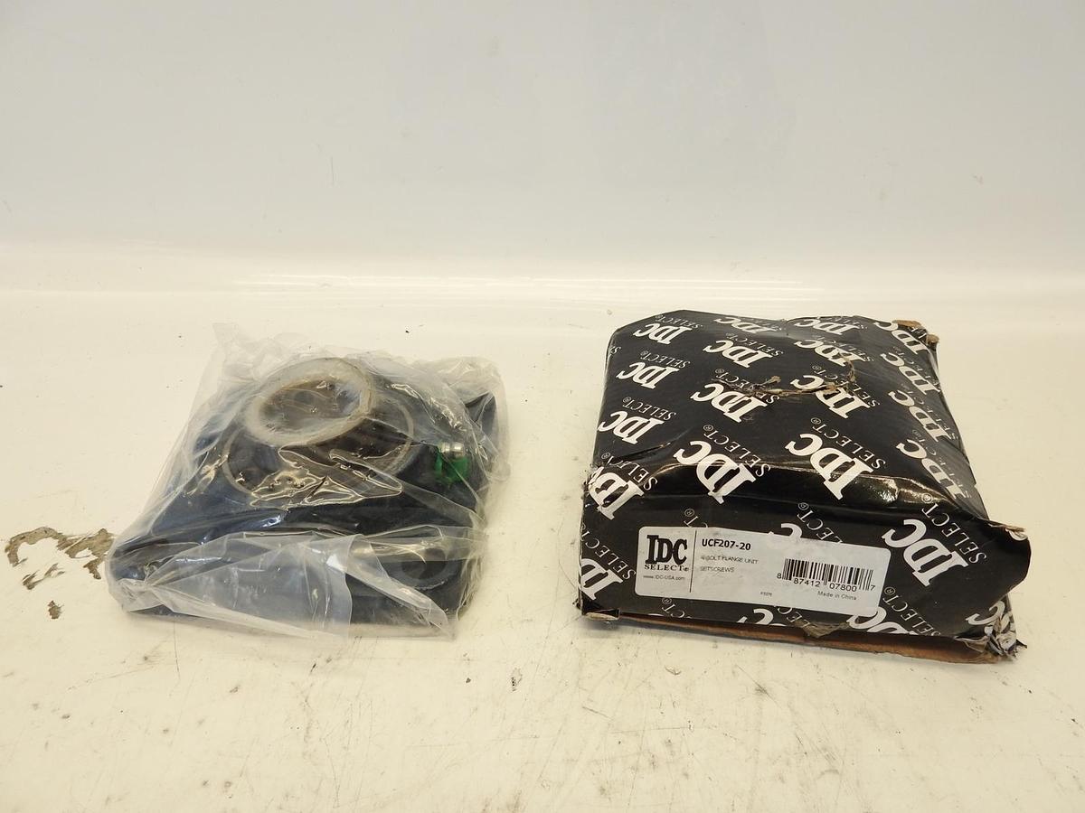 New IDC Select, UCF207-20, 1 1/4" 4-Bolt Flange Unit