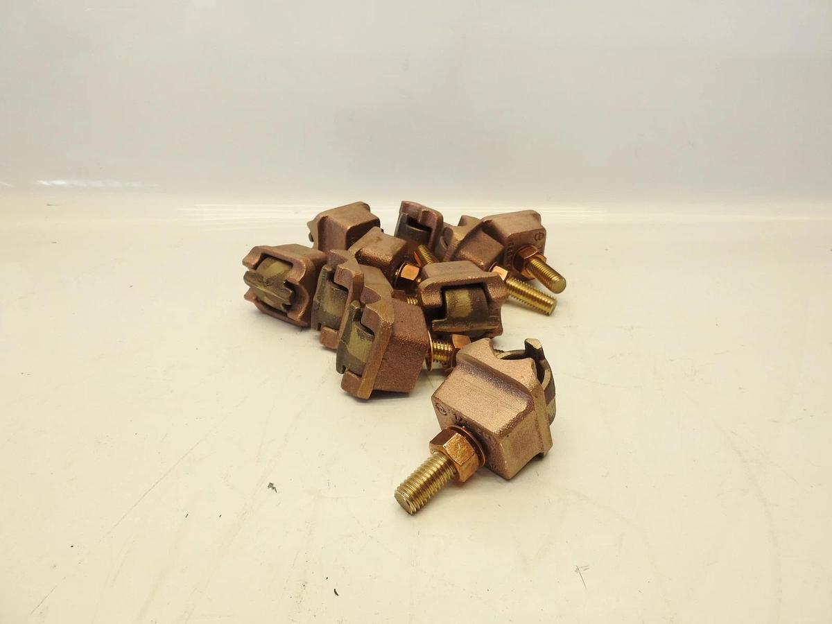 10 Pack NEW 500 MCM Brass Cable Fitting 1/0 SOL