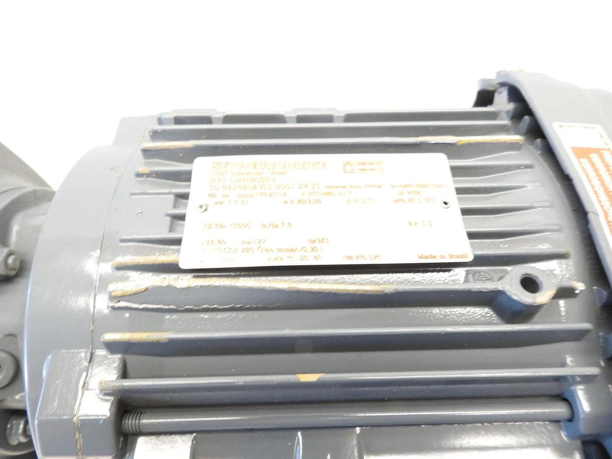 New Sew EuroDrive R37 DRN90SP4 Gear Motor 60Hz 70.8424854301.0001.24.21