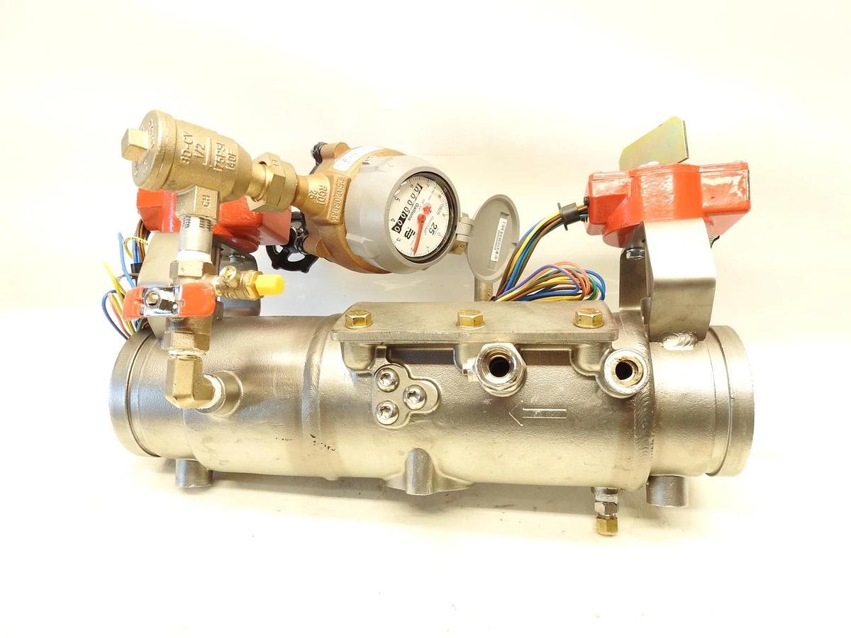 New 4" Ames Deringer 50 (RPDA-II) Reduced Pressure Detector Backflow Preventer